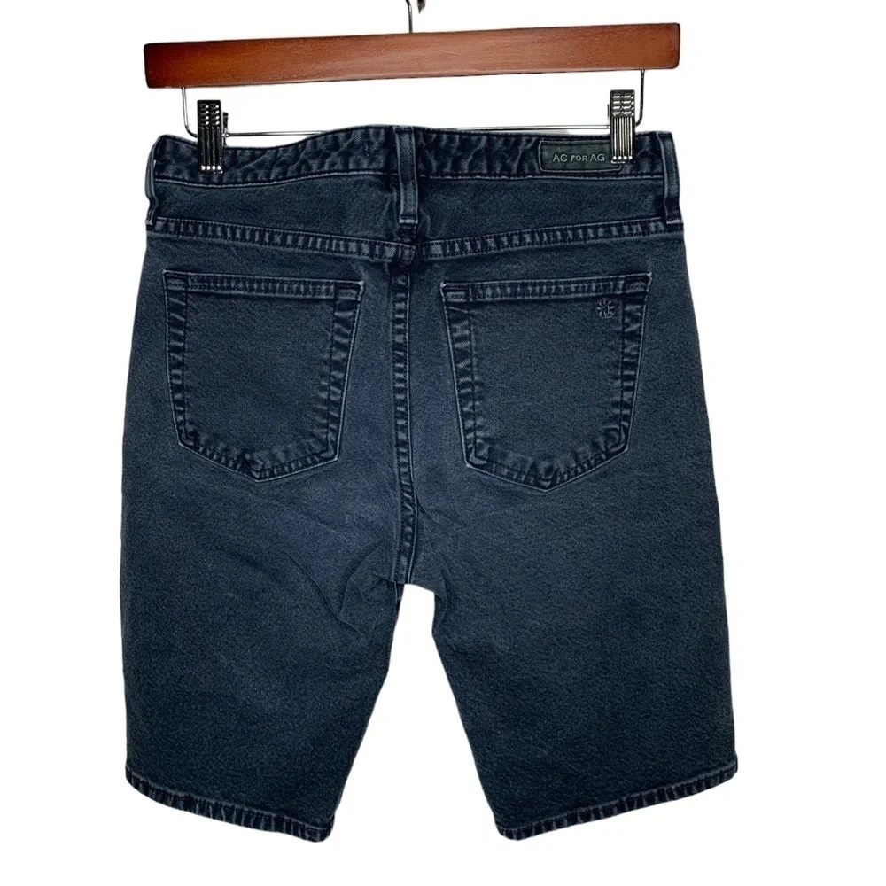 Alexa Chung for AG Womens Dark Wash Black Blue Denim Shorts Size 26